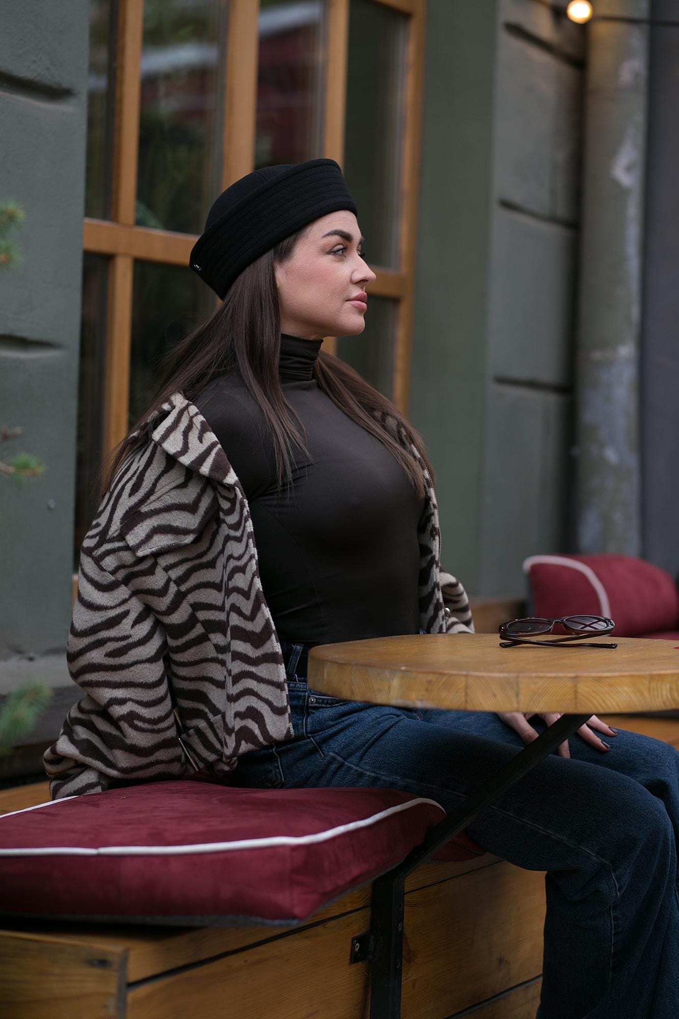 Woolen Sailor Hat Fashion Warm Unisex Hat Headwear for Full Cold