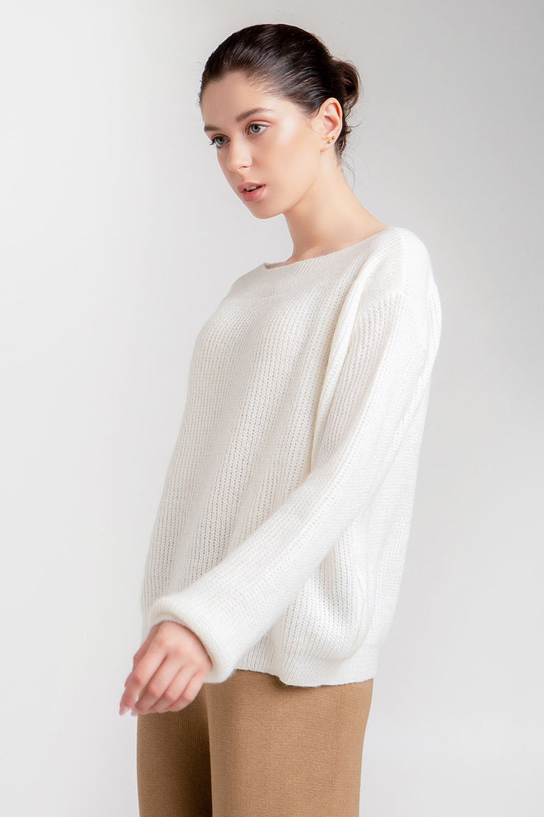 pullover kurz wei�