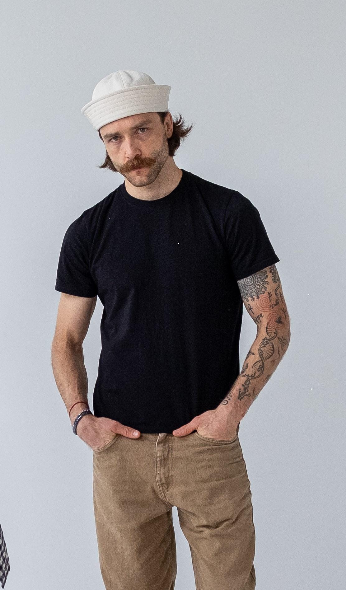 ■TATIANA■ Comfy Denim Sailor Cap HT8161 5006509550 MUSINSA | TATIANA Comfy Denim Sailor Cap HT8161