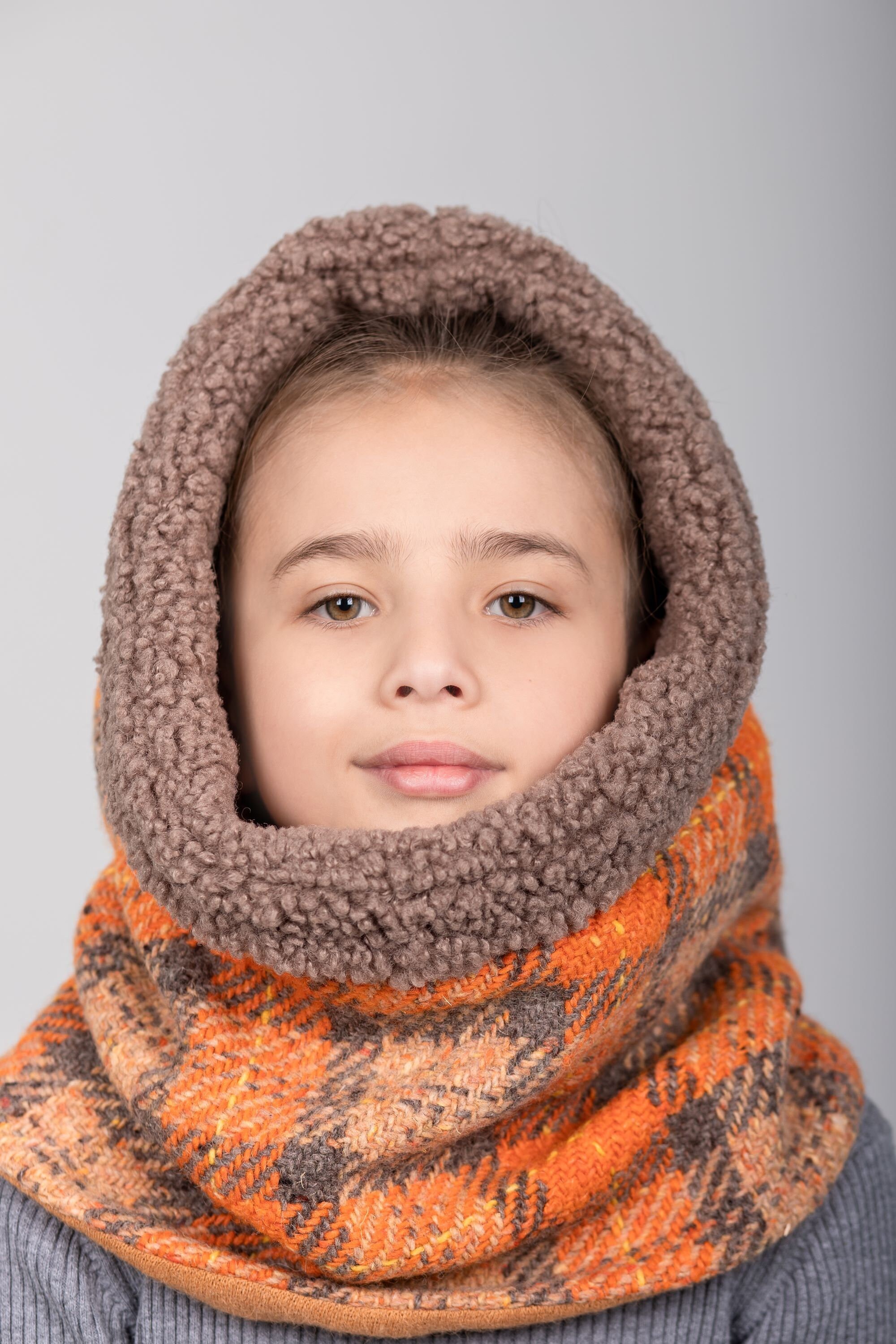 Orange Kids Snood - Etsy