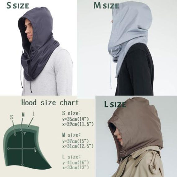 Waterproof Hooded Scarf Rainproof Warm Cowl Hood - Etsy
