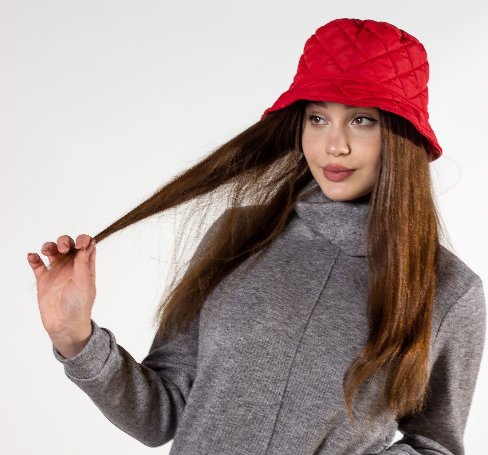 Quilted Waterproof Bucket Hat Bucket Hat Warm Panama Womens Etsy