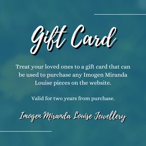Imogen Miranda Louise Schmuck Geschenkkarte