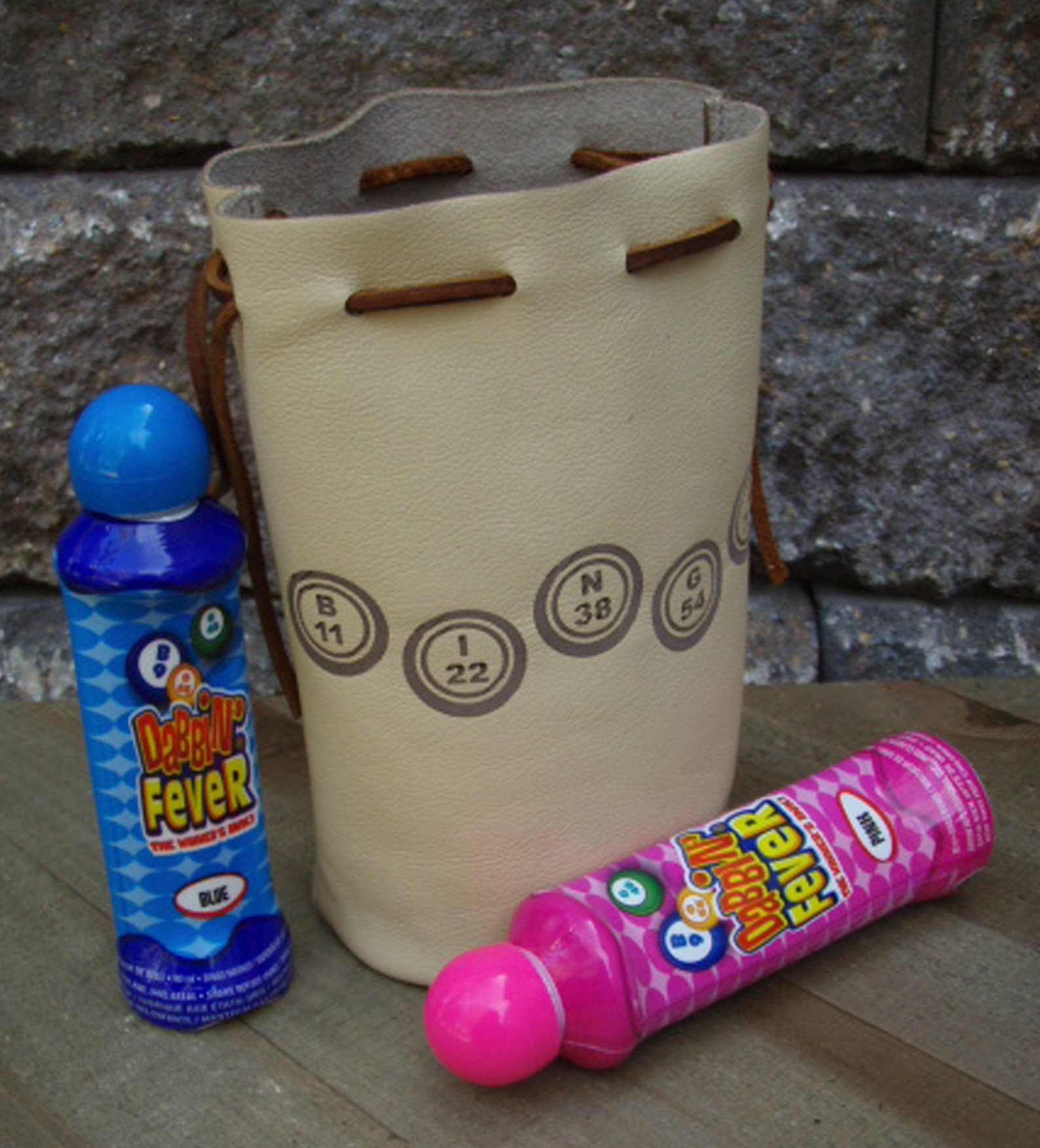 Bingo Bag with 2 Daubers Custom Personalized Laser Engraved Etsy