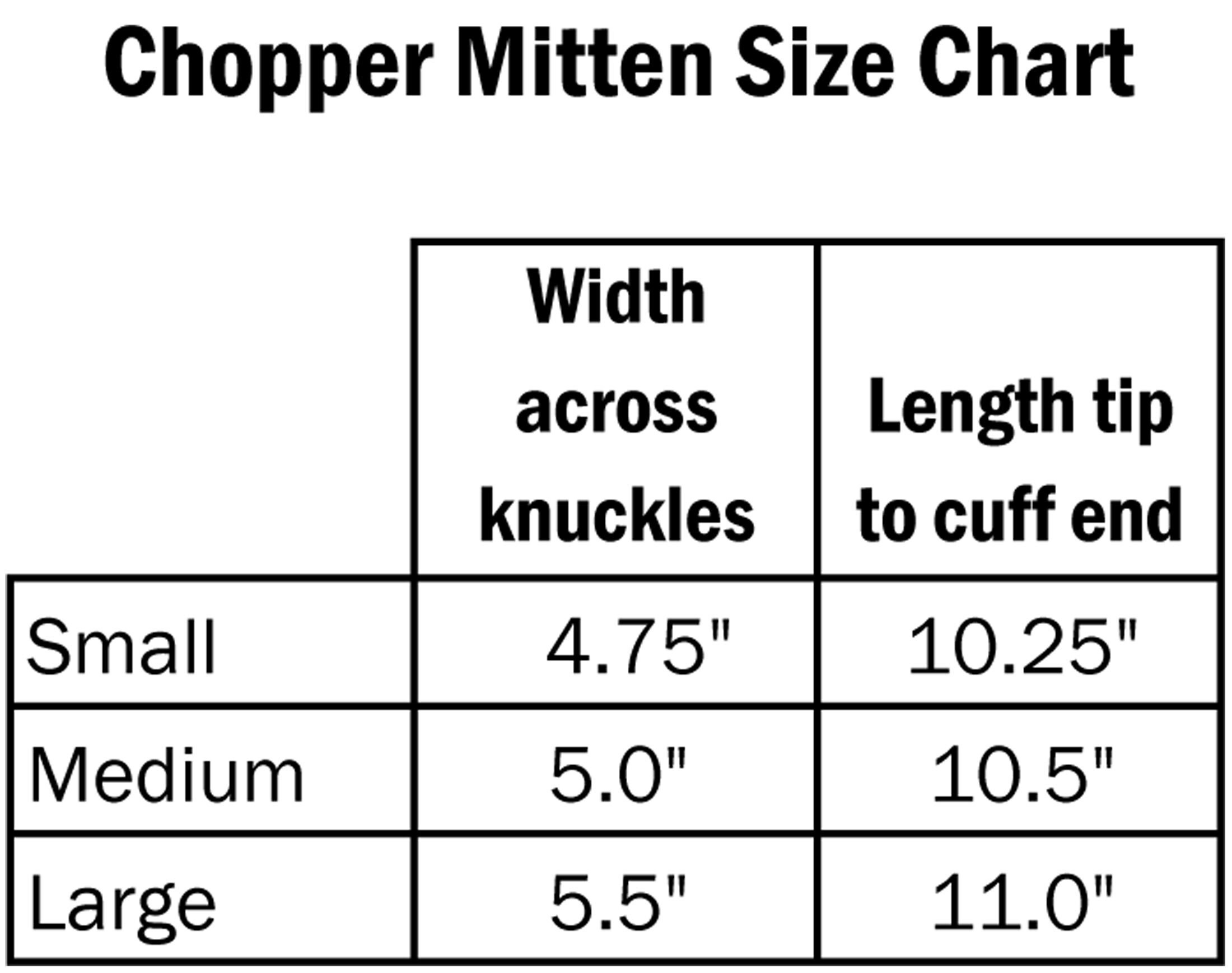 Ladies Medium Designer Black Genuine Cow Leather Chopper Mittens, Laser