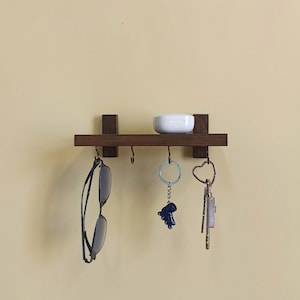 Handmade Floating Shelf for Keys - Unique Housewarming Present