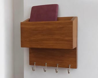 Handmade Entryway Storage for Keys and Mail