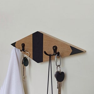 Wall hooks for coats, towels, keys, bags