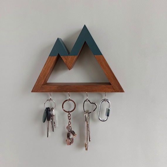 Wall Keys Holder Mountains style, Original Housewarming Gift
