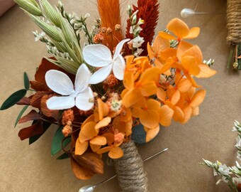 1/3/5 Dried Flower Groom Groomsmen Buttonhole // For Wedding Baptism Birthday // Bride  Bridesmaid Gift Buttonhole