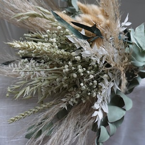 Rustic Dried Flower Bouquet / Natural Chic Boho Bridal Bouquet / Bridesmaid Gift / Wedding Decor / Groom Buttonhole / Flower Crown