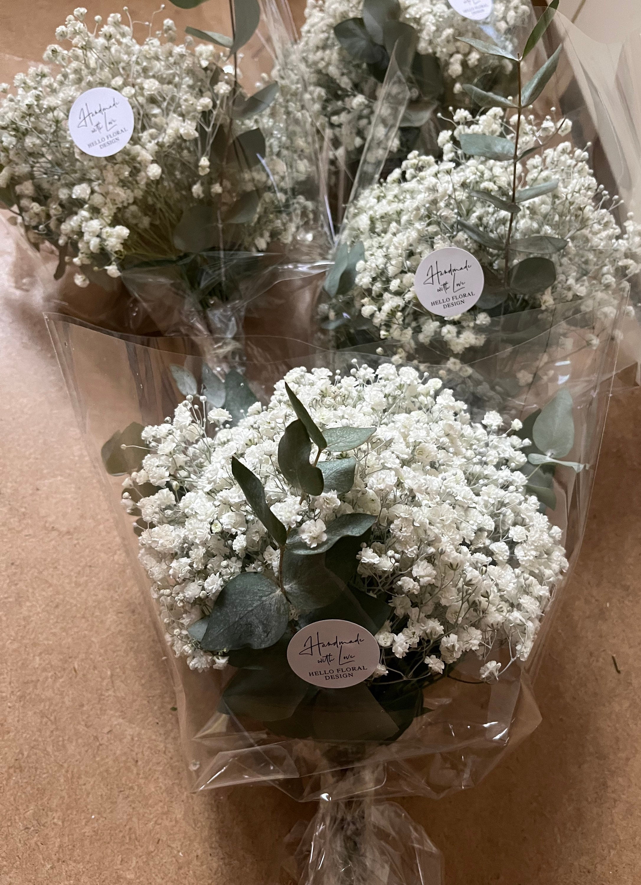 Baby's Breath Bridesmaid Bouquet – Bunches Direct USA