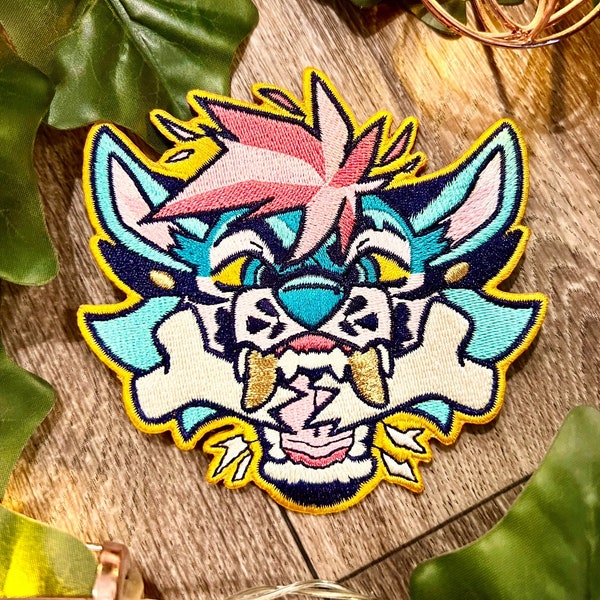 Team Maw Iron-On Patch Canine Teeth