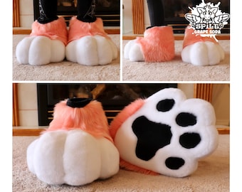 Plantigrade Fursuit Feetpaw Indoor and Outdoor Pattern [PDF DOWNLOAD]