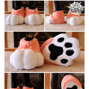 Plantigrade Stompy Fursuit Feetpaw Indoor and Outdoor Pattern [PDF DOWNLOAD]