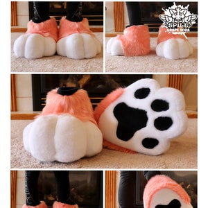 Plantigrade Fursuit Feetpaw Indoor and Outdoor Pattern [PDF DOWNLOAD]