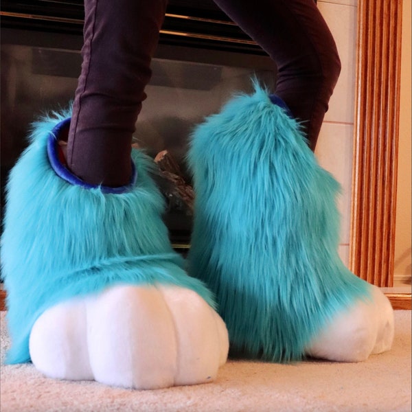 Custom 1.0 Digigrade Fursuit Feetpaws