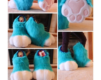 Digigrade Fursuit Feetpaw Indoor and Outdoor Pattern [PDF DOWNLOAD]