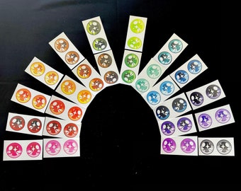 Maille pour les yeux Fursuit scintillante Anime couleur personnalisée