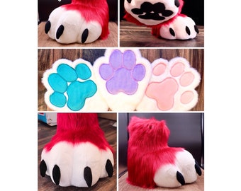 Plantigrade 2.0 Stompy Fursuit Feetpaw Indoor and Outdoor Pattern [PDF DOWNLOAD]