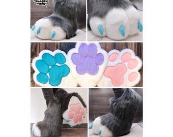 Digigrade 2.0 Fursuit Feetpaw Indoor and Outdoor Pattern [PDF DOWNLOAD]