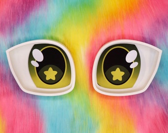 Masques pour les yeux Follow-Me Fursuit pointus Kemono