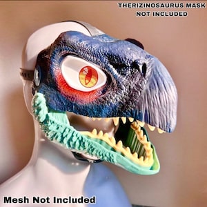Therizinosaurus Mask Follow-Me Eye Blanks