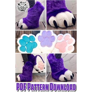 Slim Digigrade Fursuit Fursuit Innen und Außen Muster [PDF DOWNLOAD]