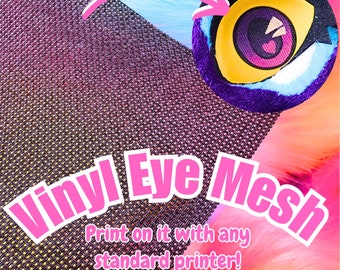 DIY Waterproof Vinyl Costume Eye Mesh