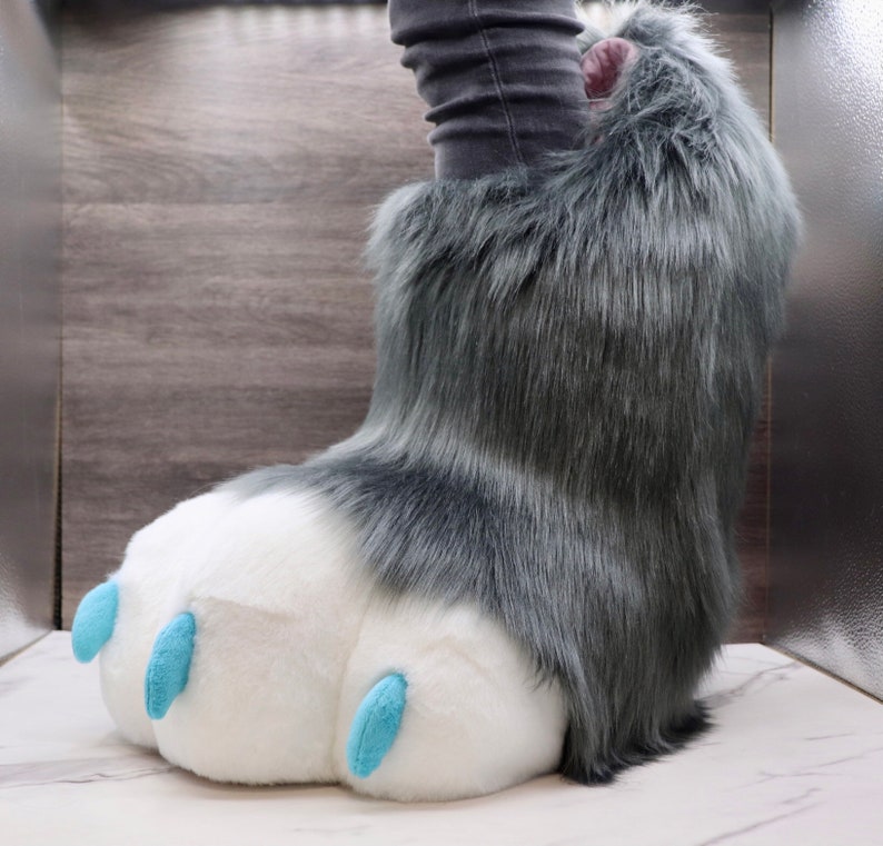 Digigrade 2.0 Stompy Fursuit Feetpaw Indoor and Outdoor Pattern PDF