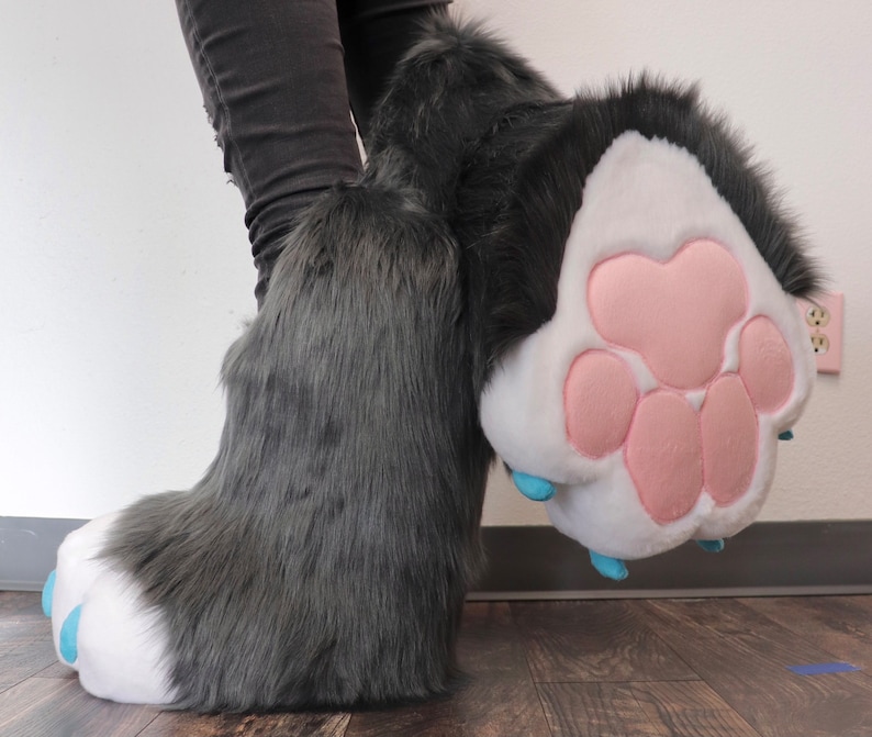 Digigrade 2.0 Stompy Fursuit Feetpaw Indoor and Outdoor Pattern PDF