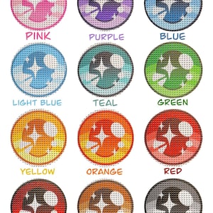 Custom Color Anime Sparkle Fursuit Eye Mesh image 2