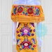 Lace Trim Off the shoulder Sunflower and Butterfly Embroidered Mexican Dress, Peasant Dress, Vestido Campesina Bordado, Fiesta Dress