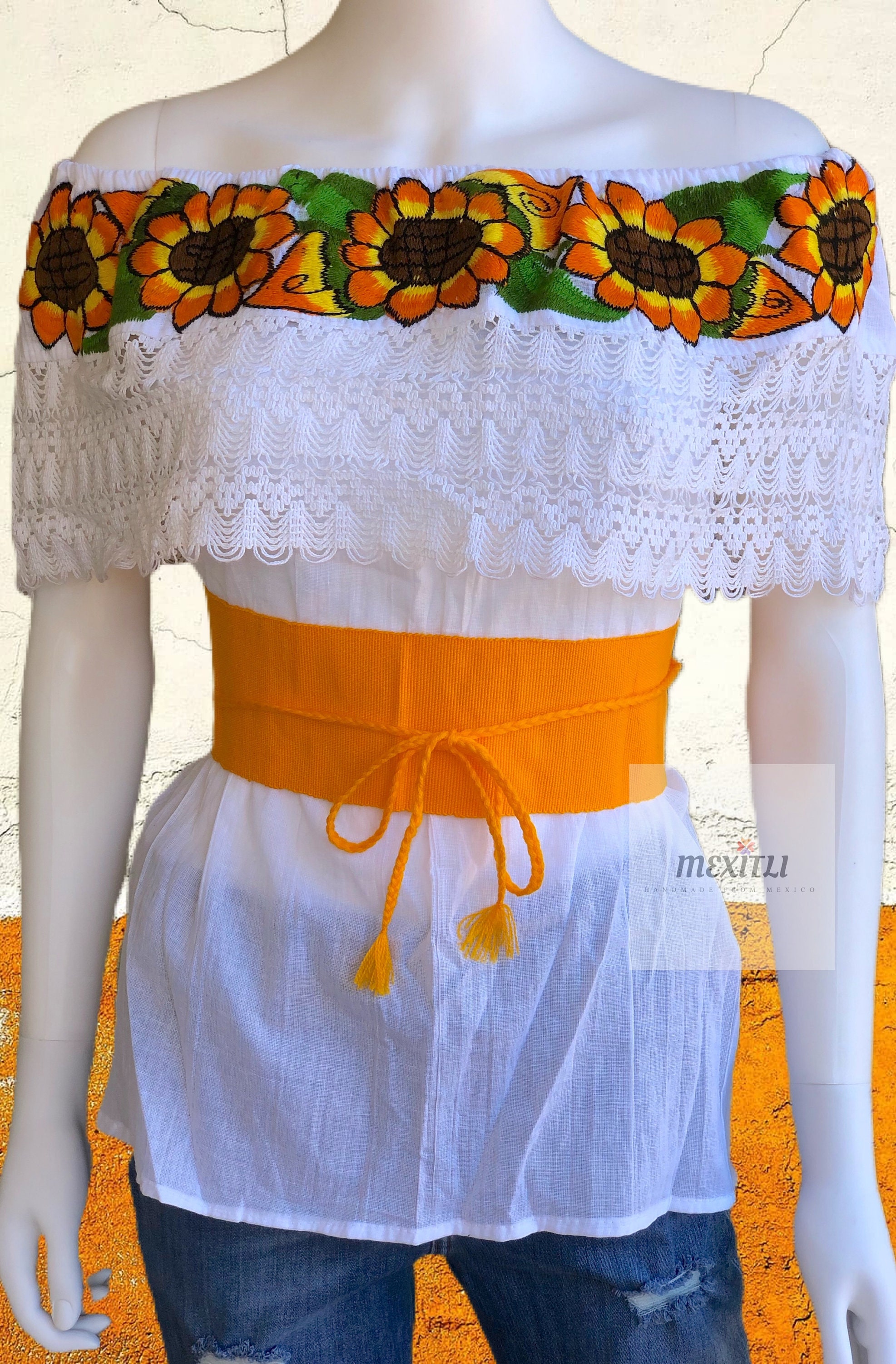 Blusa Campesina Blusas A Los Hombros De Moda Blusa Campesina