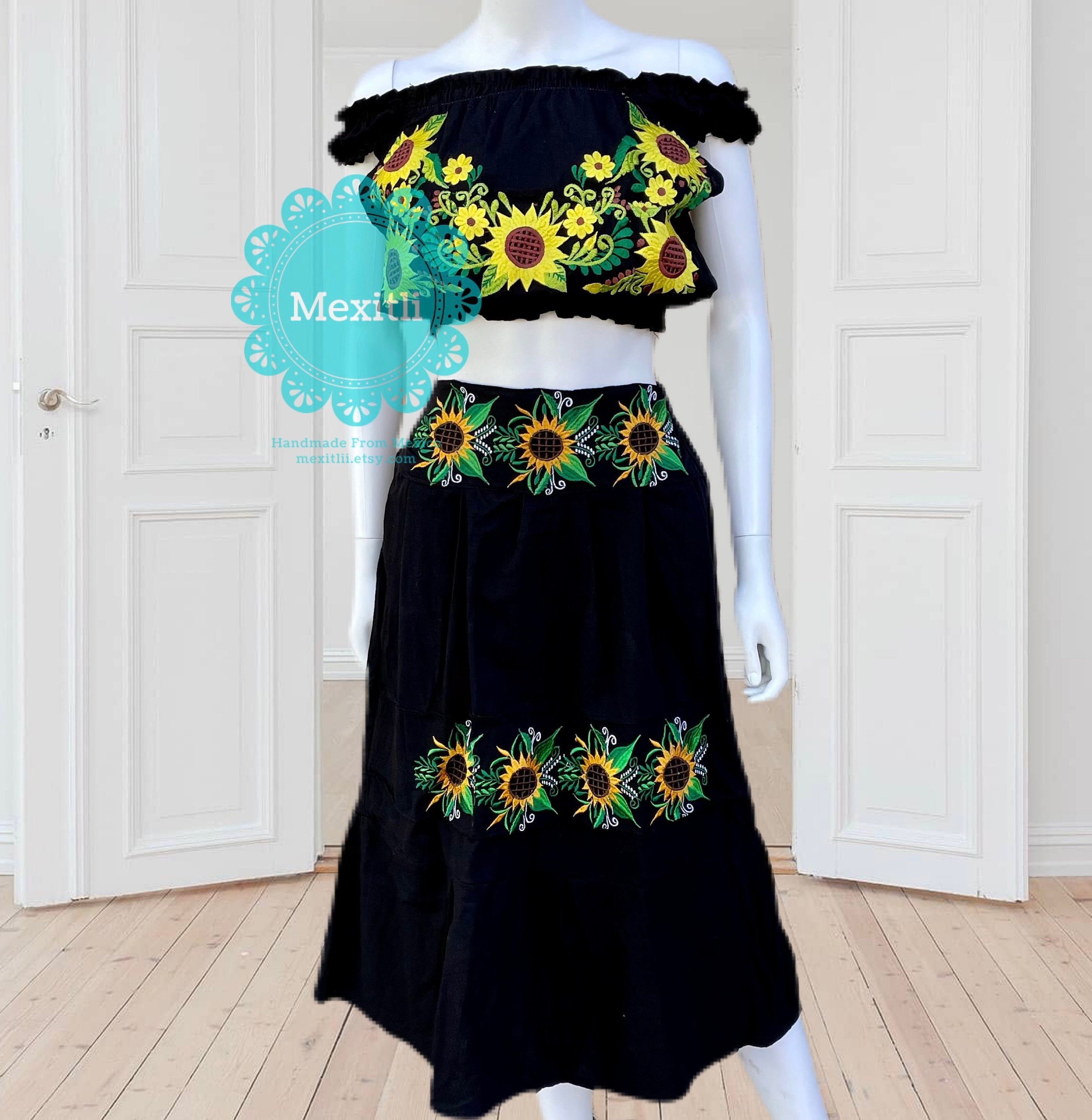 Mini falda negra Miranda - Stártara Shop Tienda online Boho Chic