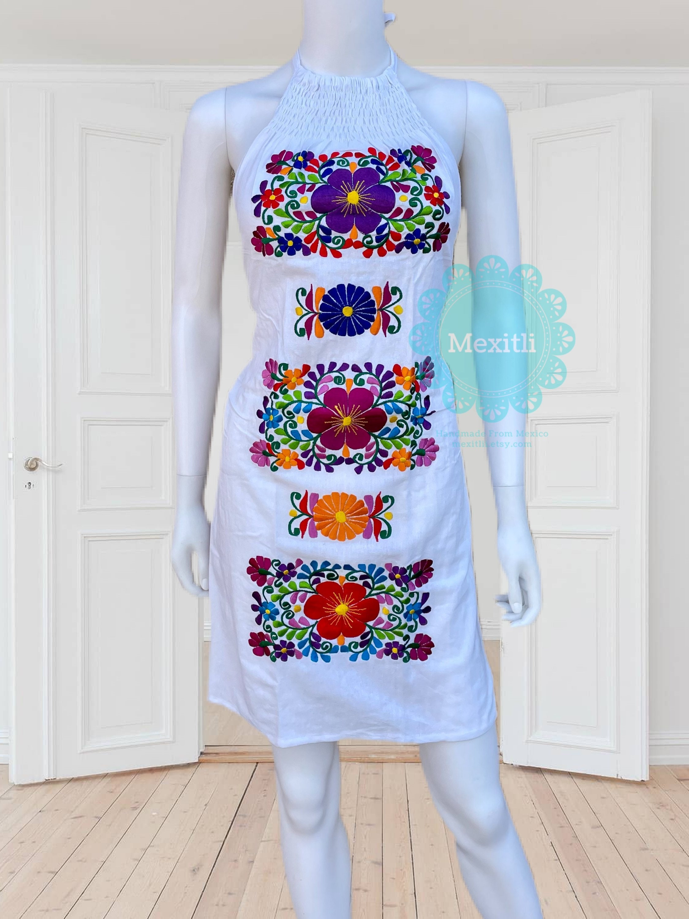 halter mexican dress