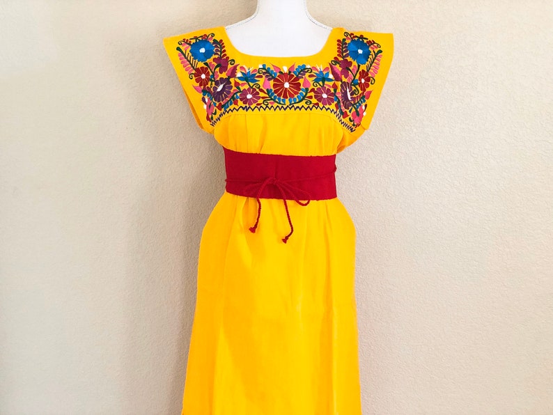 mexican maxi dress