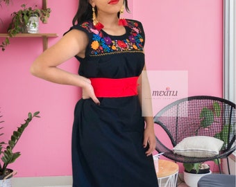 Vestidos Bordados Mexicanos | Etsy