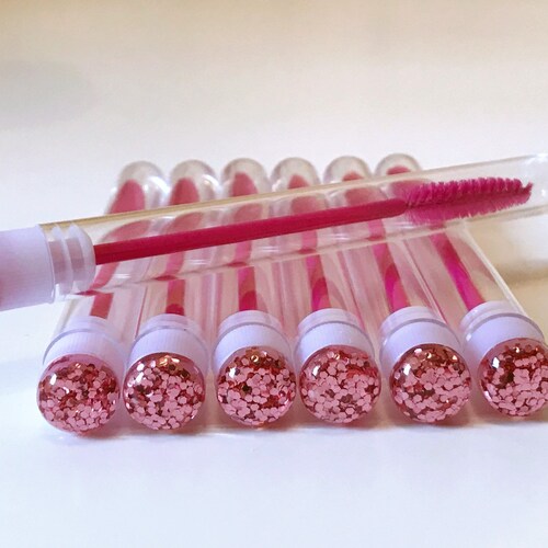 20x Lash Wands Rosé Glitter Etsy