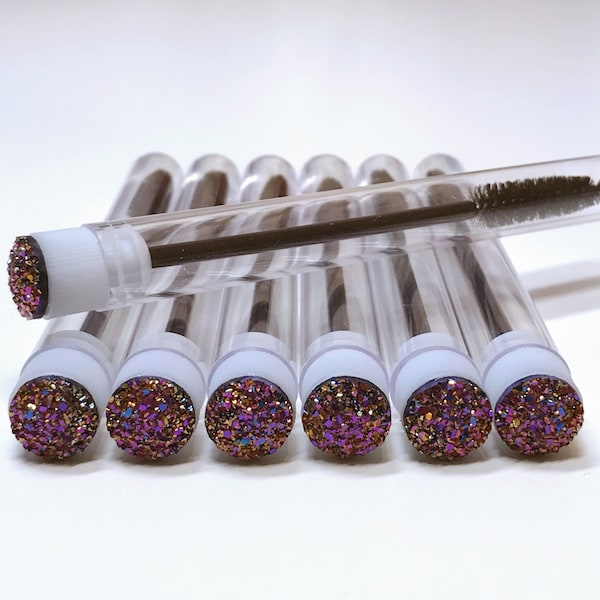 10x Lash Wands - Dazzling Stars in black brushes