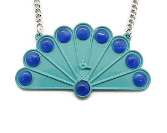 Peacock brooch | Etsy