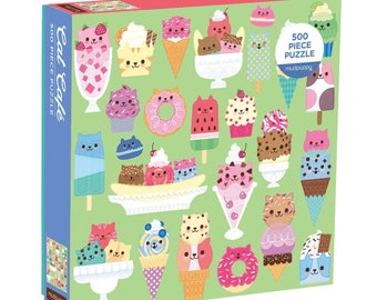 Cat Cafe 500-Piece Jigsaw Puzzle