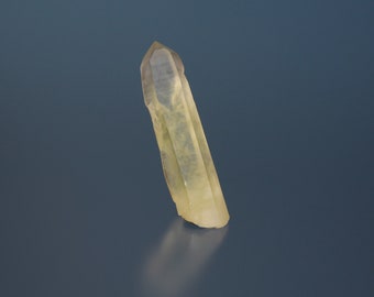 Quartz variety Citrine, Untreated, Natural Point from Taylor Peak in Grand County, Colorado