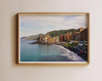 Italiensk fotografi, Positano Beach, Italien i solen, Italiensk inredning, Konst för henne