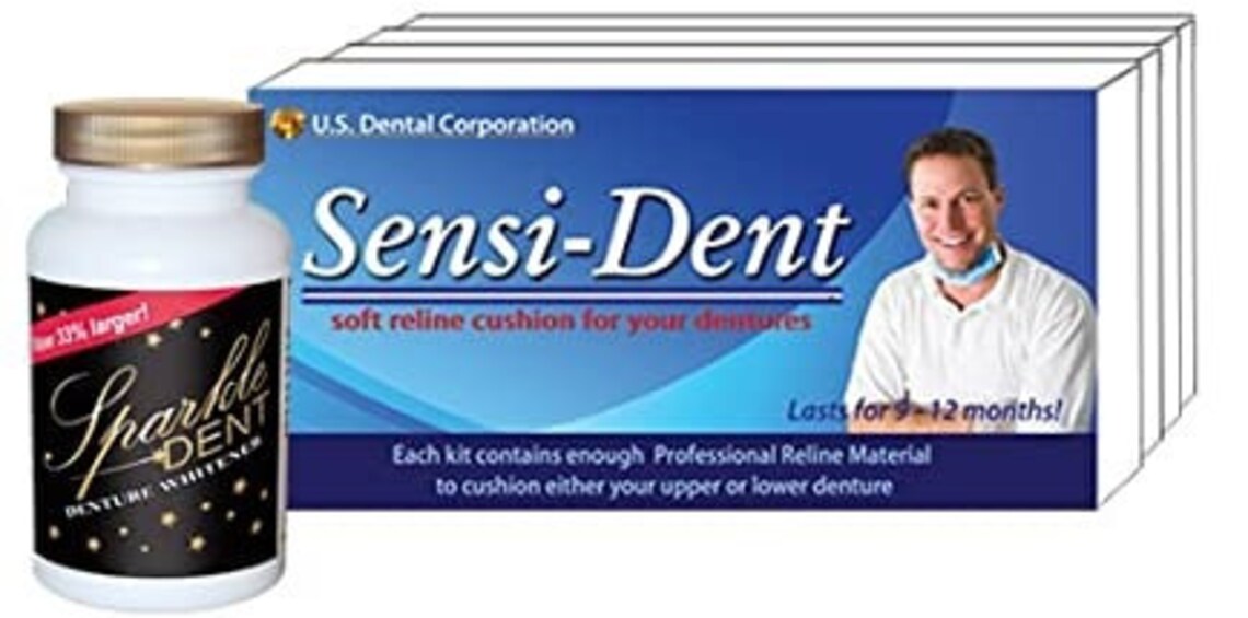 Sensident Denture Reline Kit 4pack Etsy