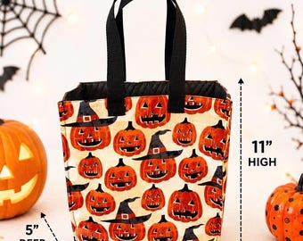 Halloween Pumpkin Tote Bag