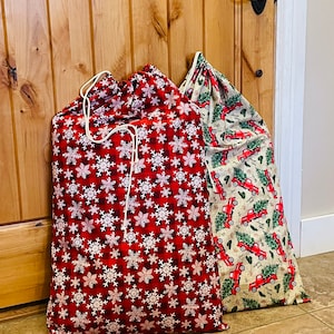 XL Gift Sack Bag.Giant, reusable, strong drawstring fabric gift bag, Christmas bag, Birthday, Large Gift Sacks, Sack *ready to ship*