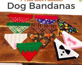 9 pc pet bandanas | complete holiday and  special occasion set