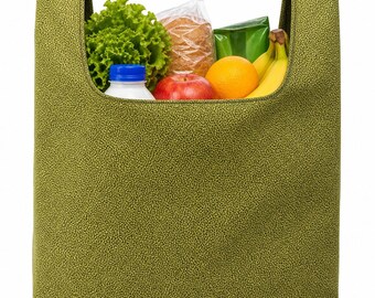Strong  Green reusable shopping grocery  bag