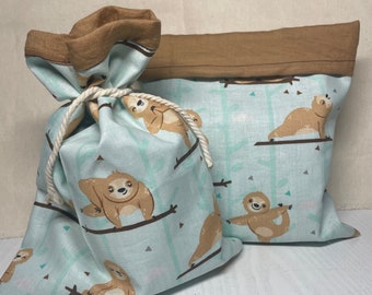 Sloth gift bags | easy wrapping | ready to ship